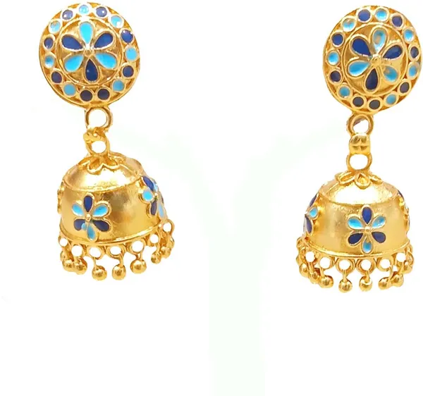 Assamese_Traditional_Jhumka_Earring_Copper_Jhumki_Earring_For_Girls_&_Women